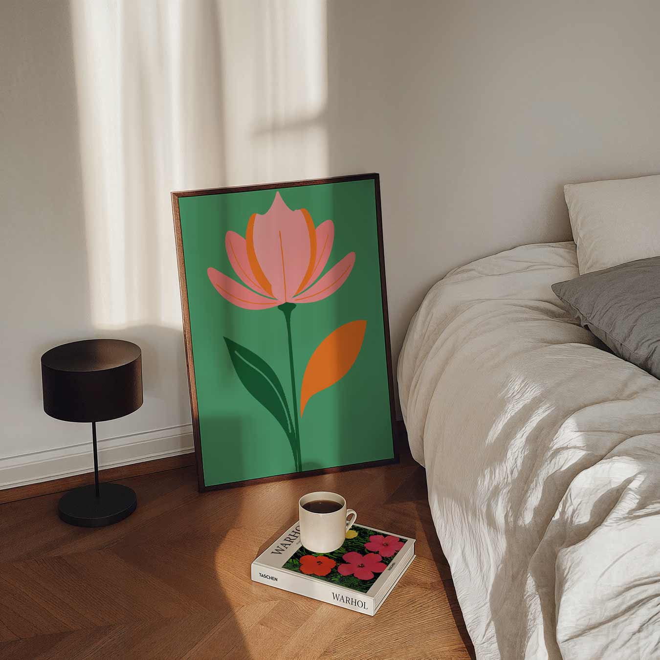 Fleurige Bloemenposter