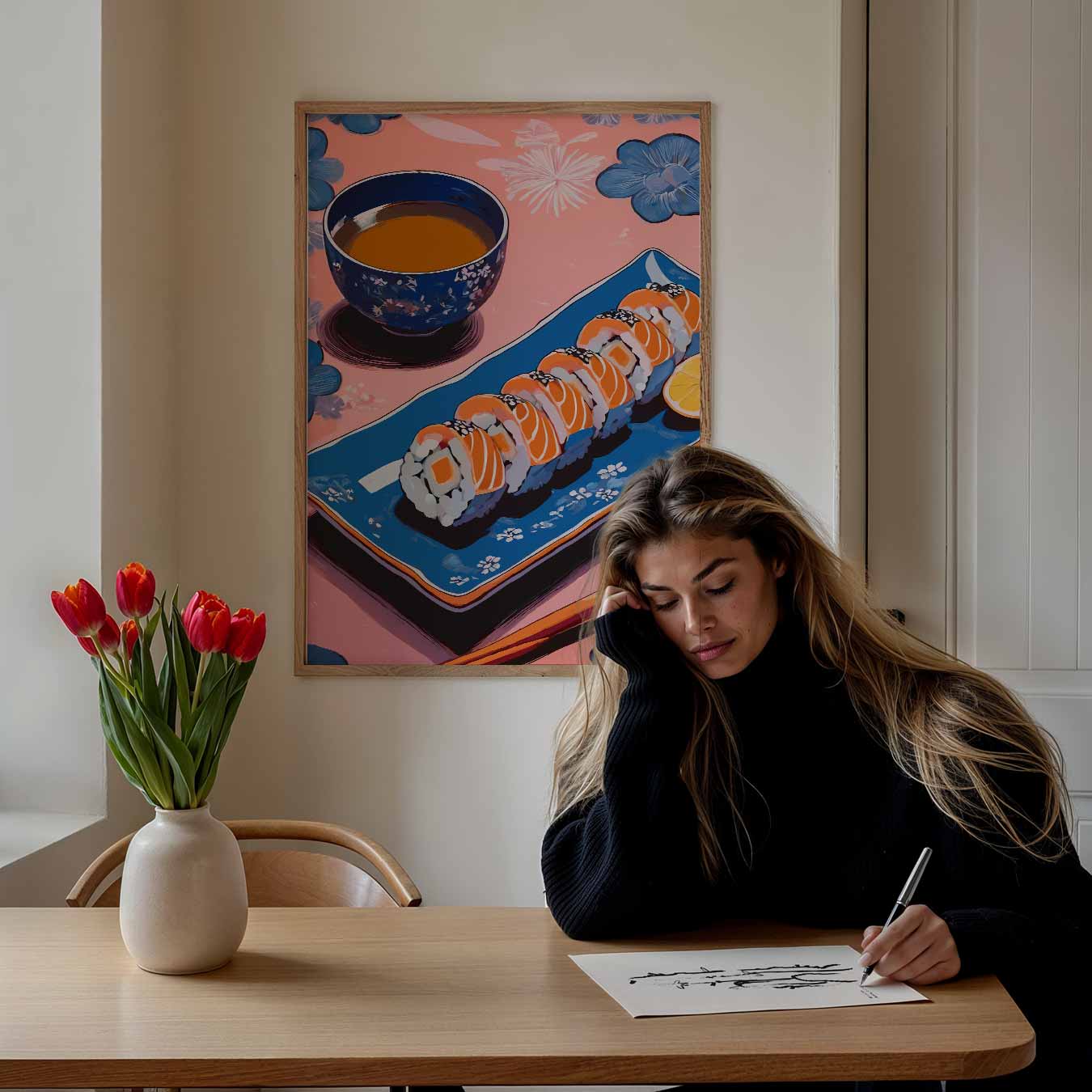 Sushi en Thee Tijd Poster