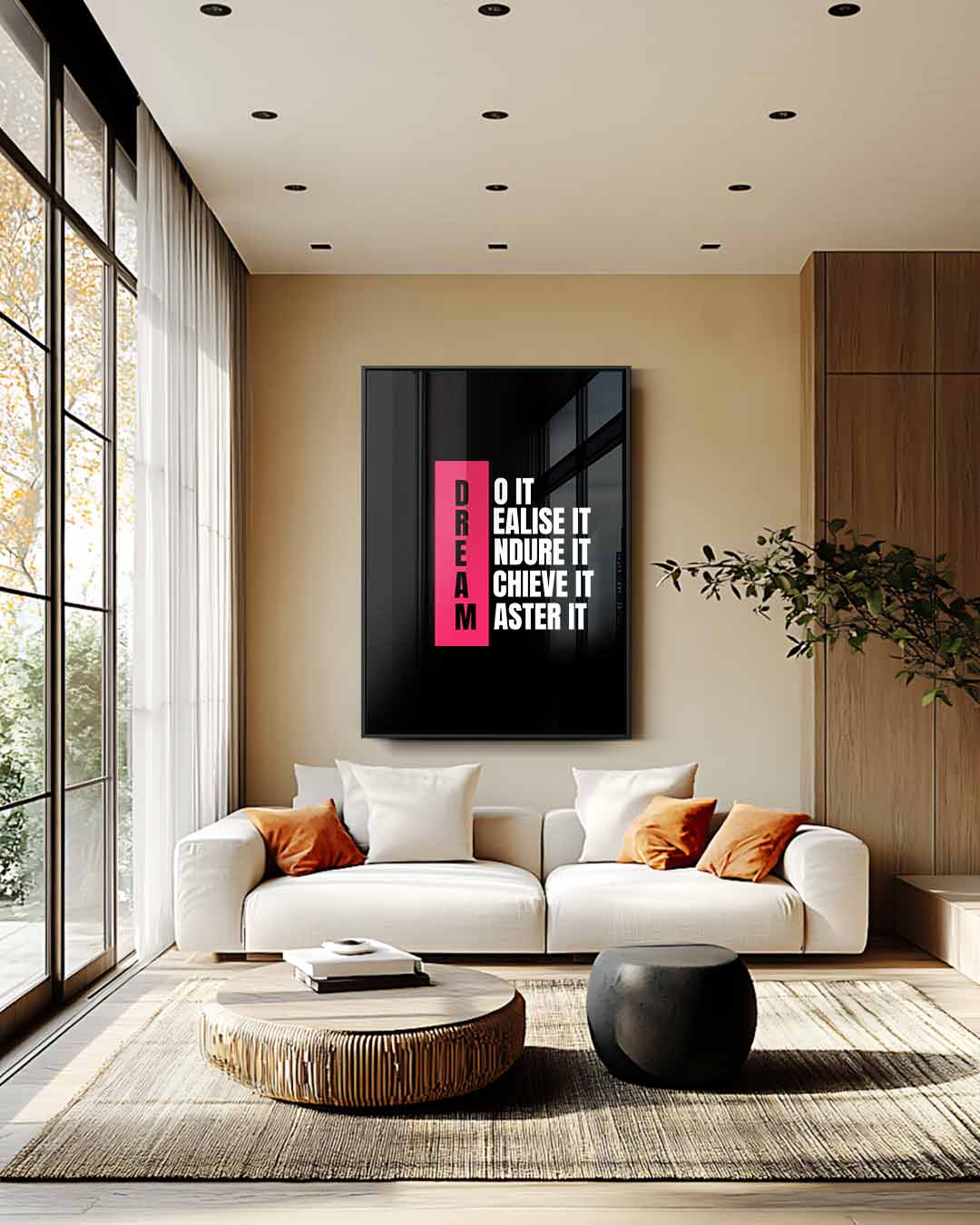 Inspirerende Dromen Poster Kunstwerk-canvas-dibond-plexiglas-wanddecoratie-WallArtistic