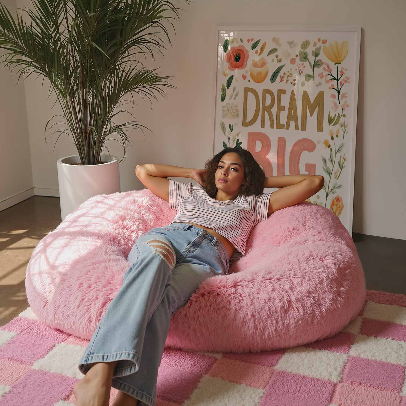 Dream Big Bloemenposter