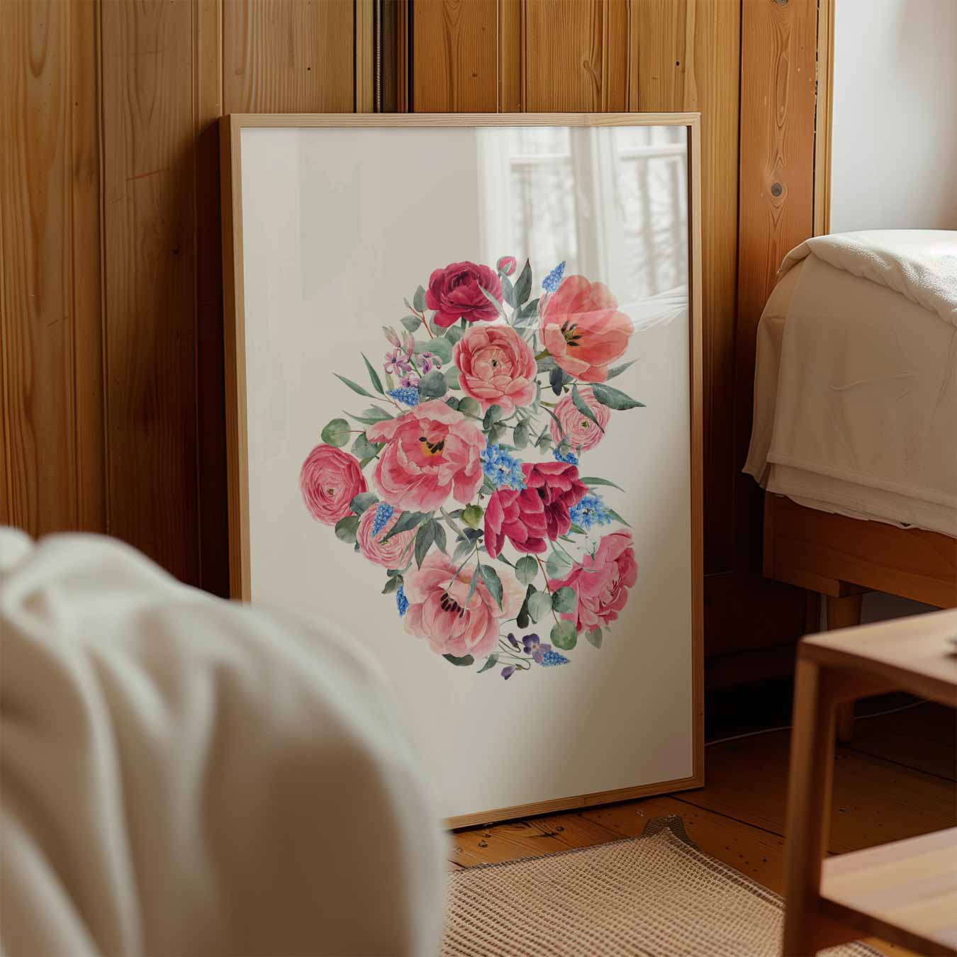 Bloemenpracht Wanddecoratie Poster-WallArtistic