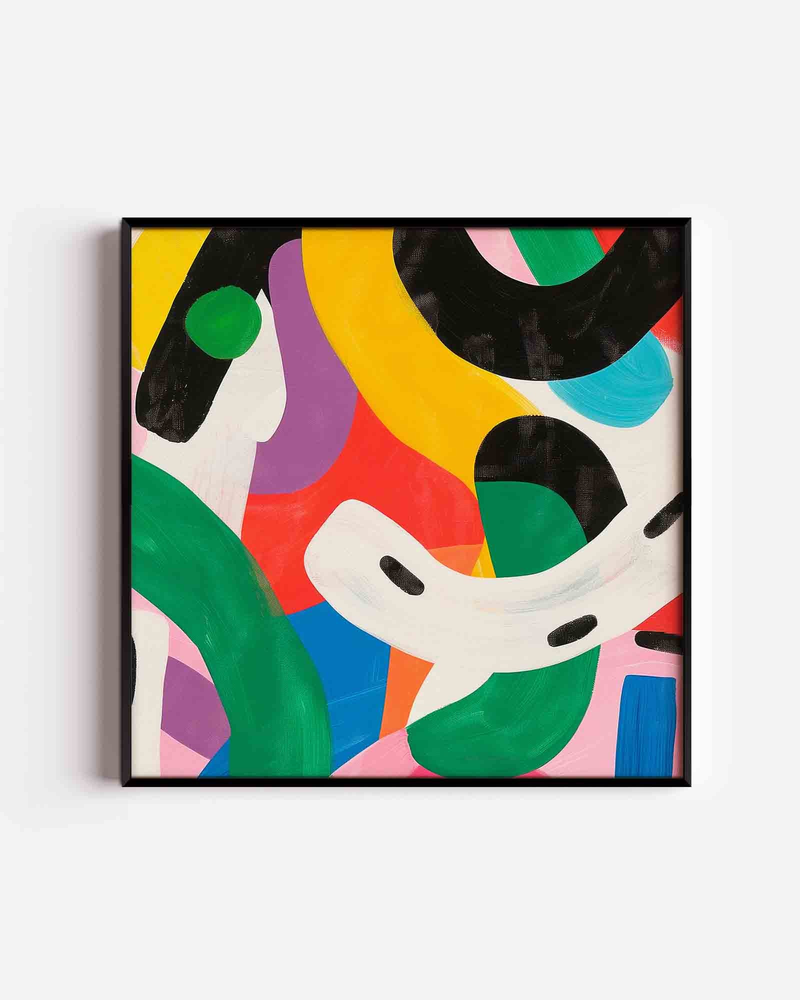 Abstracte vormen Poster
