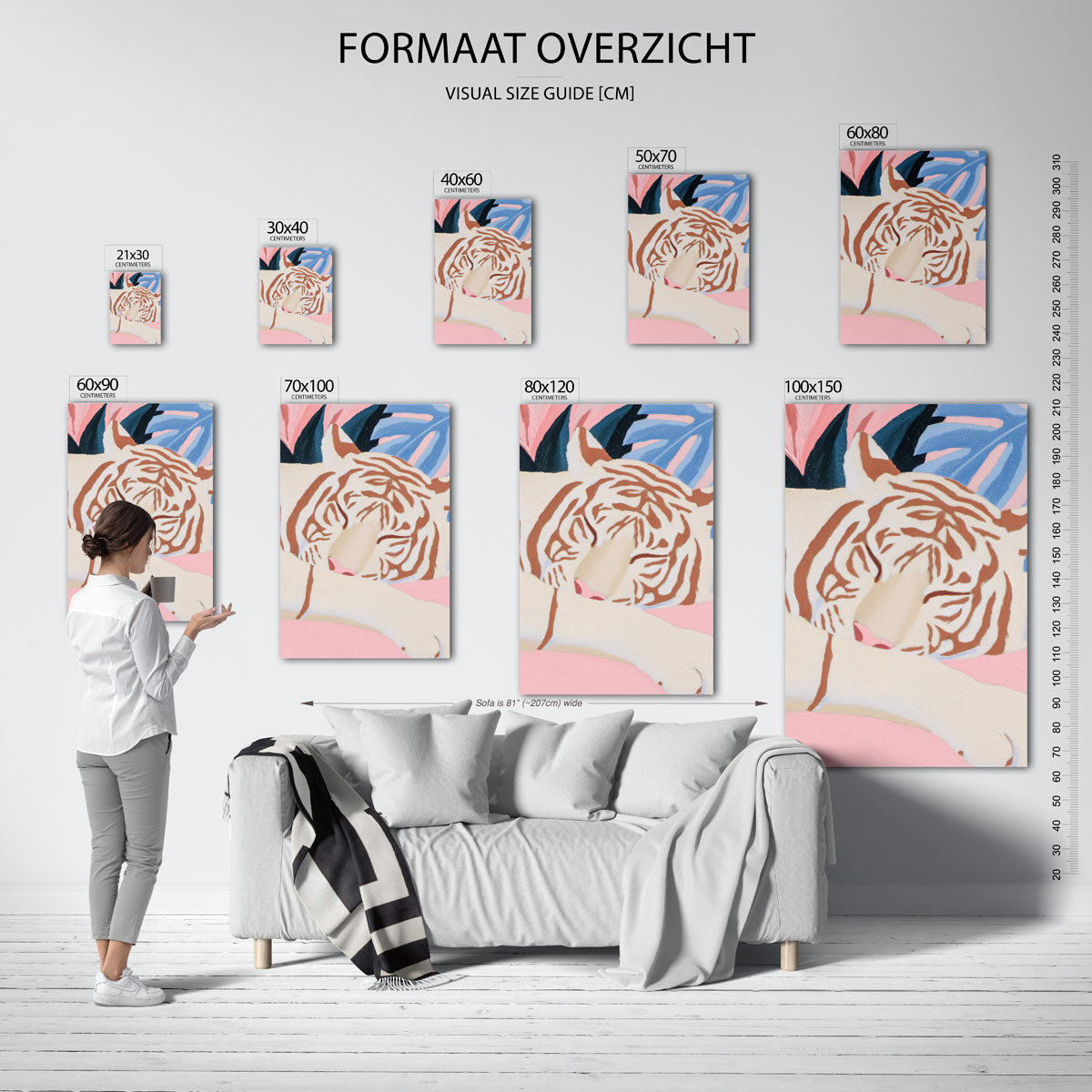 Slapende tijger Poster
