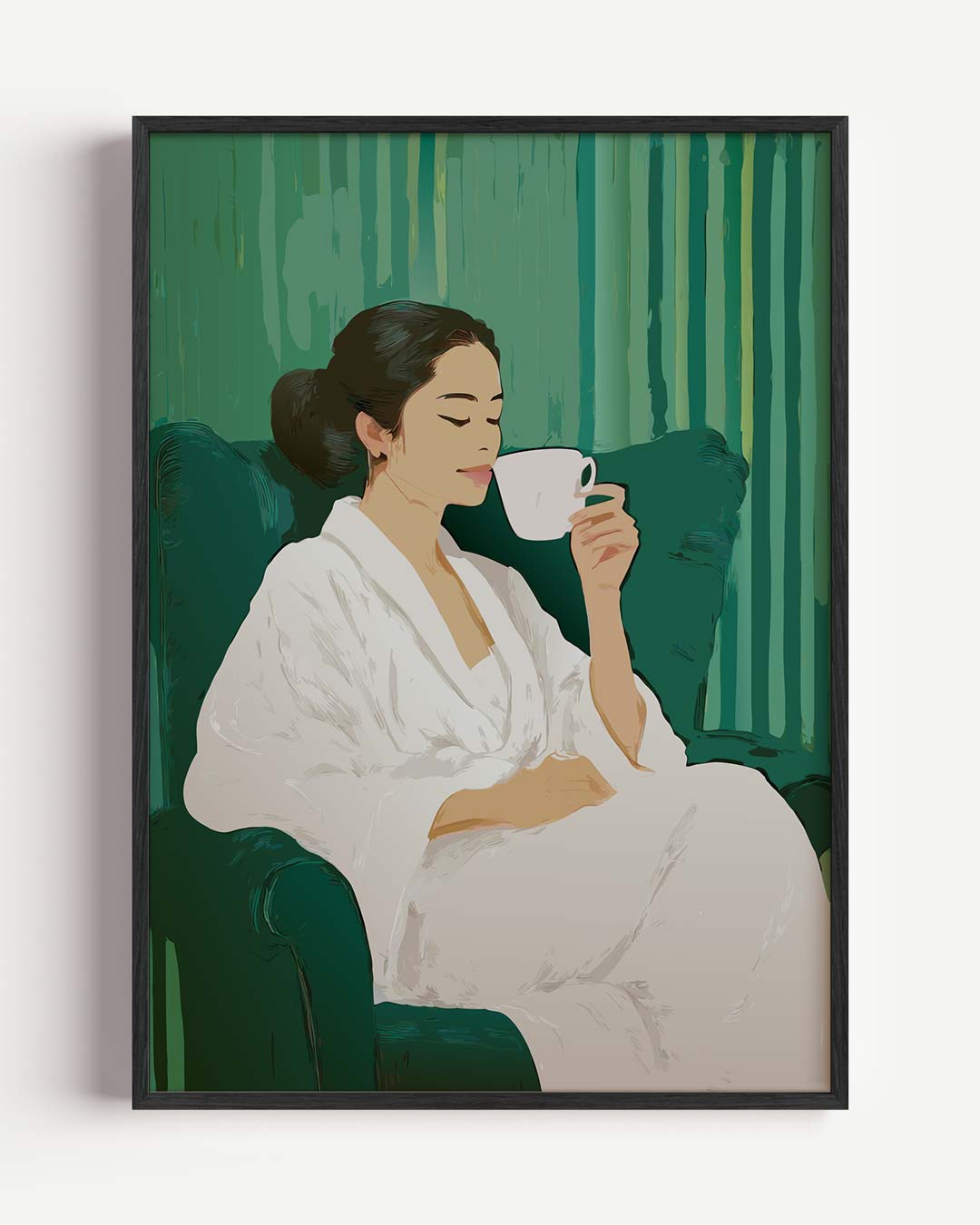 Ontspannende Momenten in Stijl Poster-WallArtistic