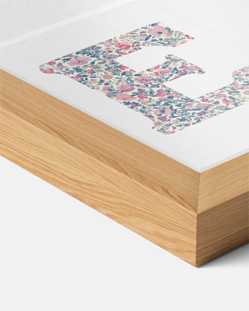 Bloemen & Letters Poster