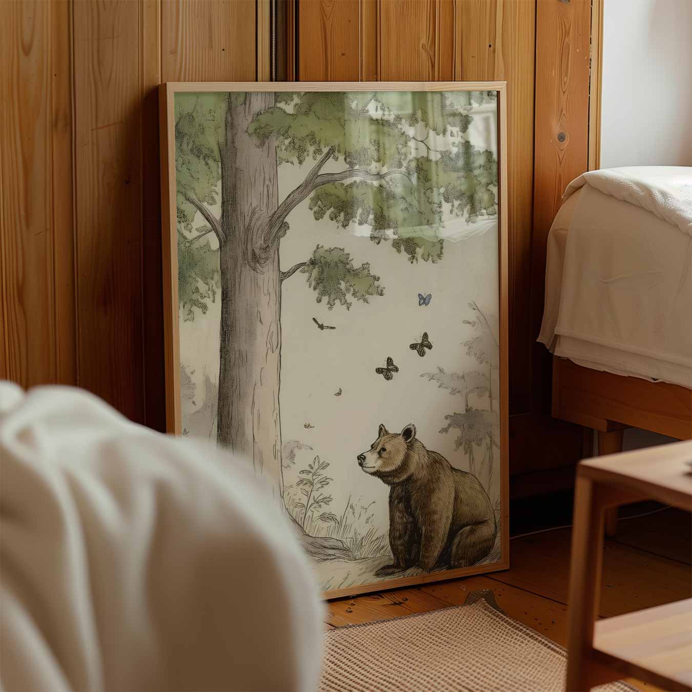 Dromerige Berenwandeling Poster-WallArtistic