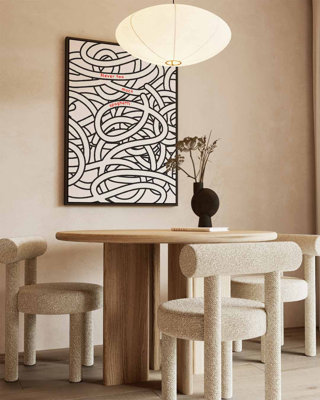 Spaghetti Dromen Kunstwerk-canvas-dibond-plexiglas-wanddecoratie-WallArtistic