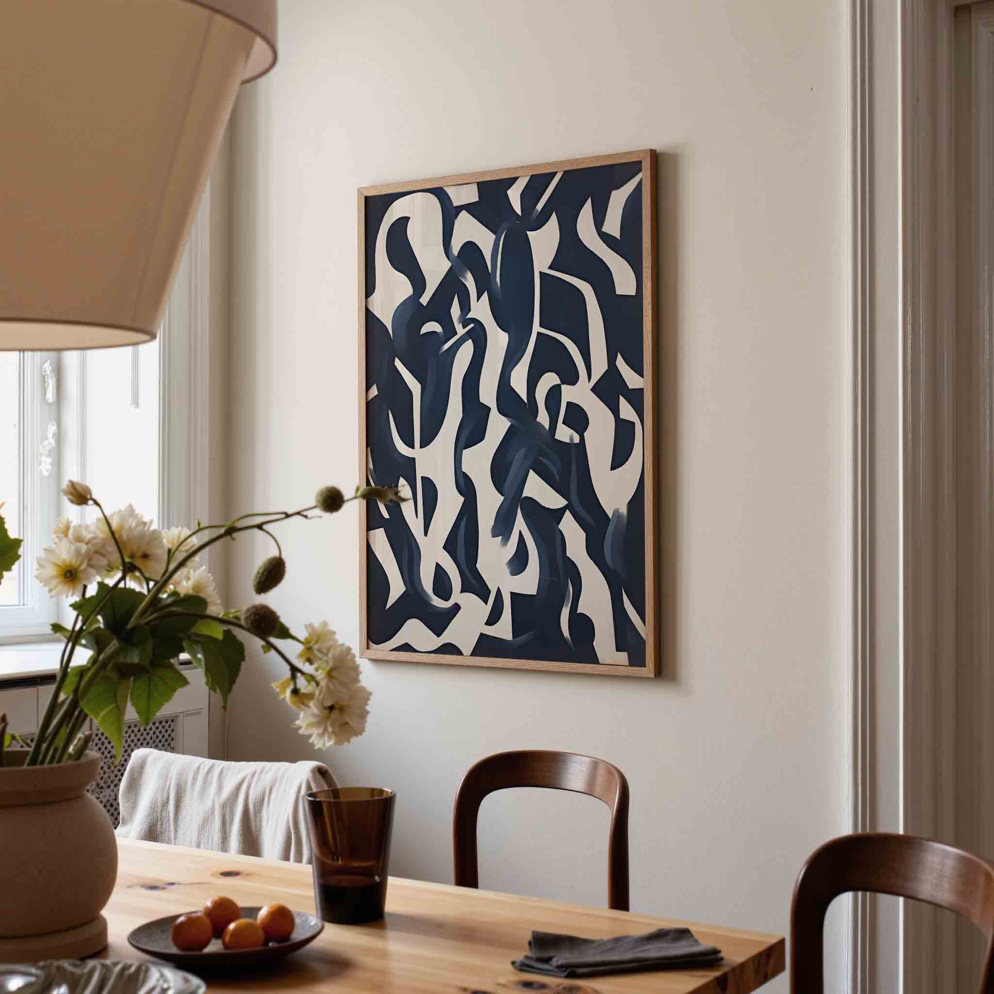 Abstracte vormen Poster