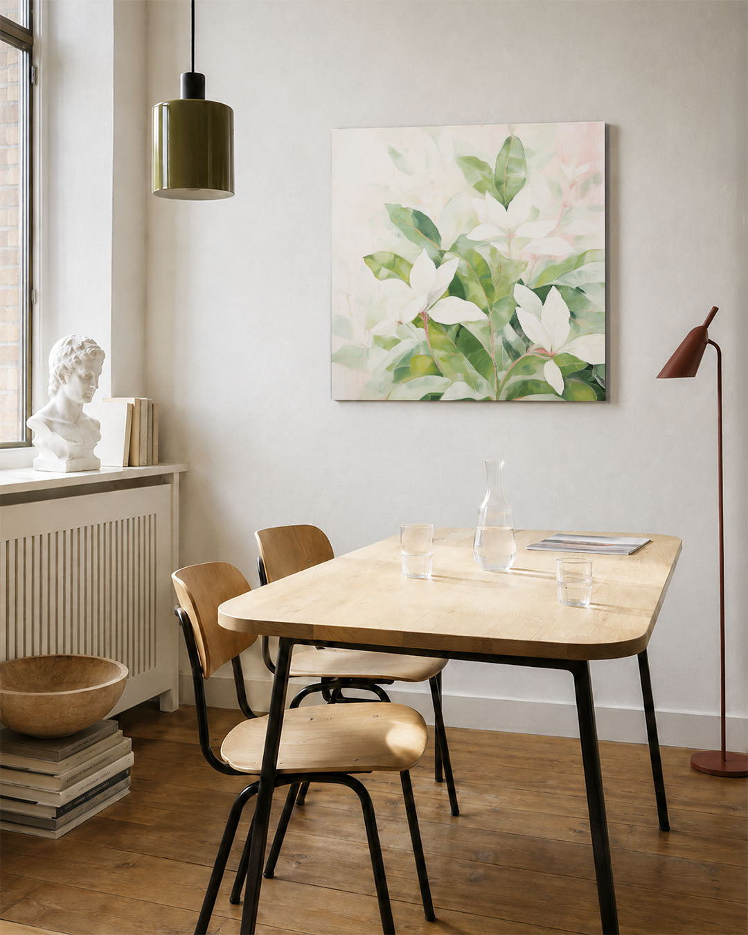 Botanische bladeren Kunstwerk
