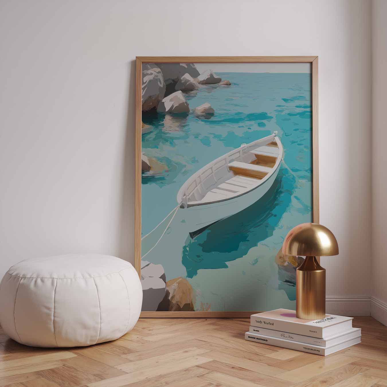 Dromerige Zeilboot Poster