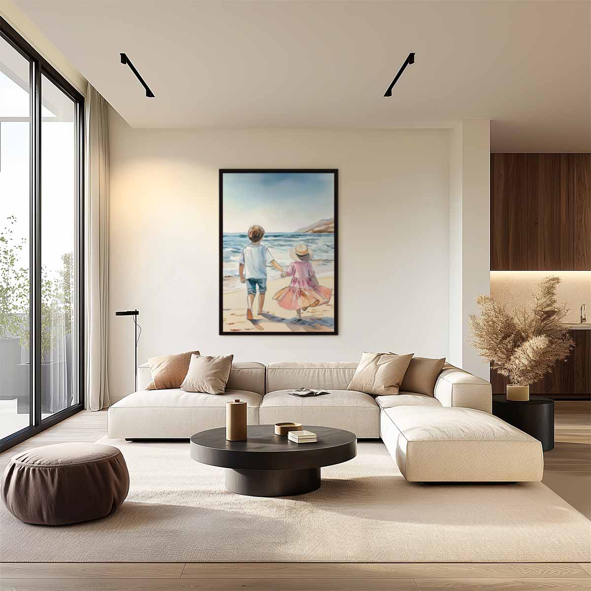 Zonnestraal Avontuur Kunstwerk-canvas-dibond-plexiglas-wanddecoratie-WallArtistic