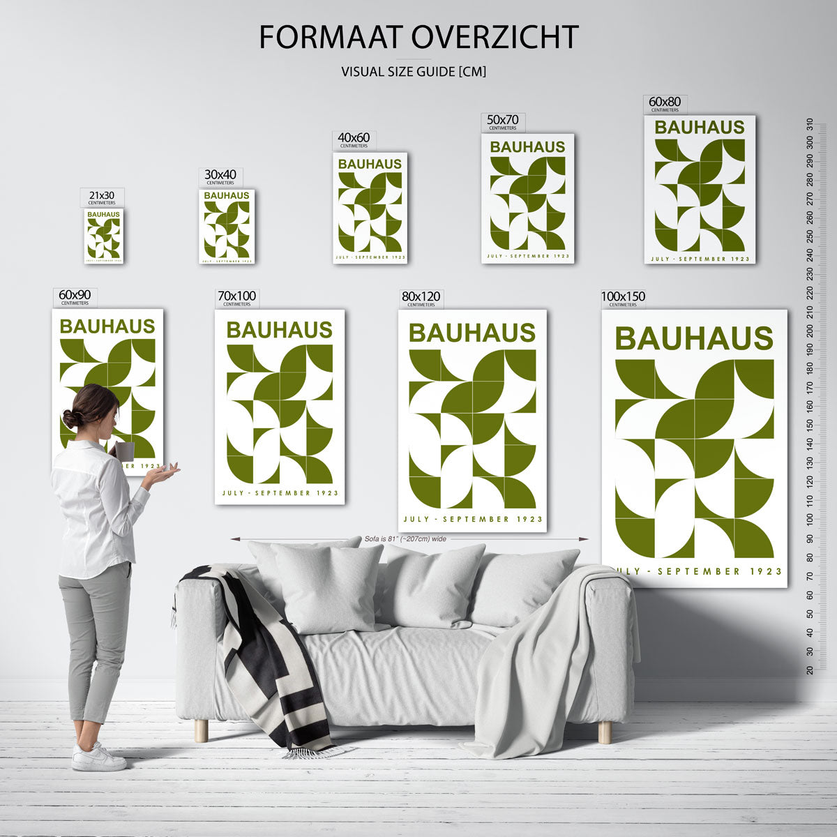 Vorm en kleur Poster