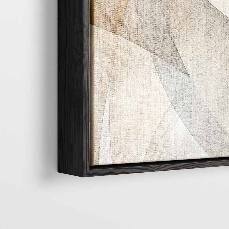 Harmonische Abstractie in Aardetinten Kunstwerk-canvas-dibond-plexiglas-wanddecoratie-WallArtistic
