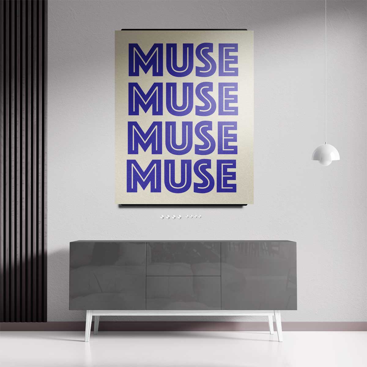 Veelzijdige Muse Herhaling Kunstwerk-canvas-dibond-plexiglas-wanddecoratie-WallArtistic