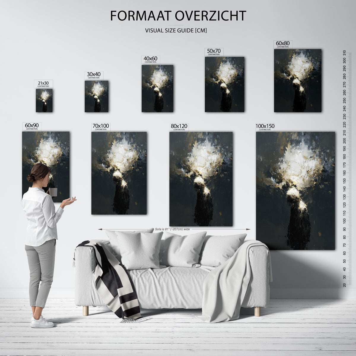 Abstracte figuur Poster
