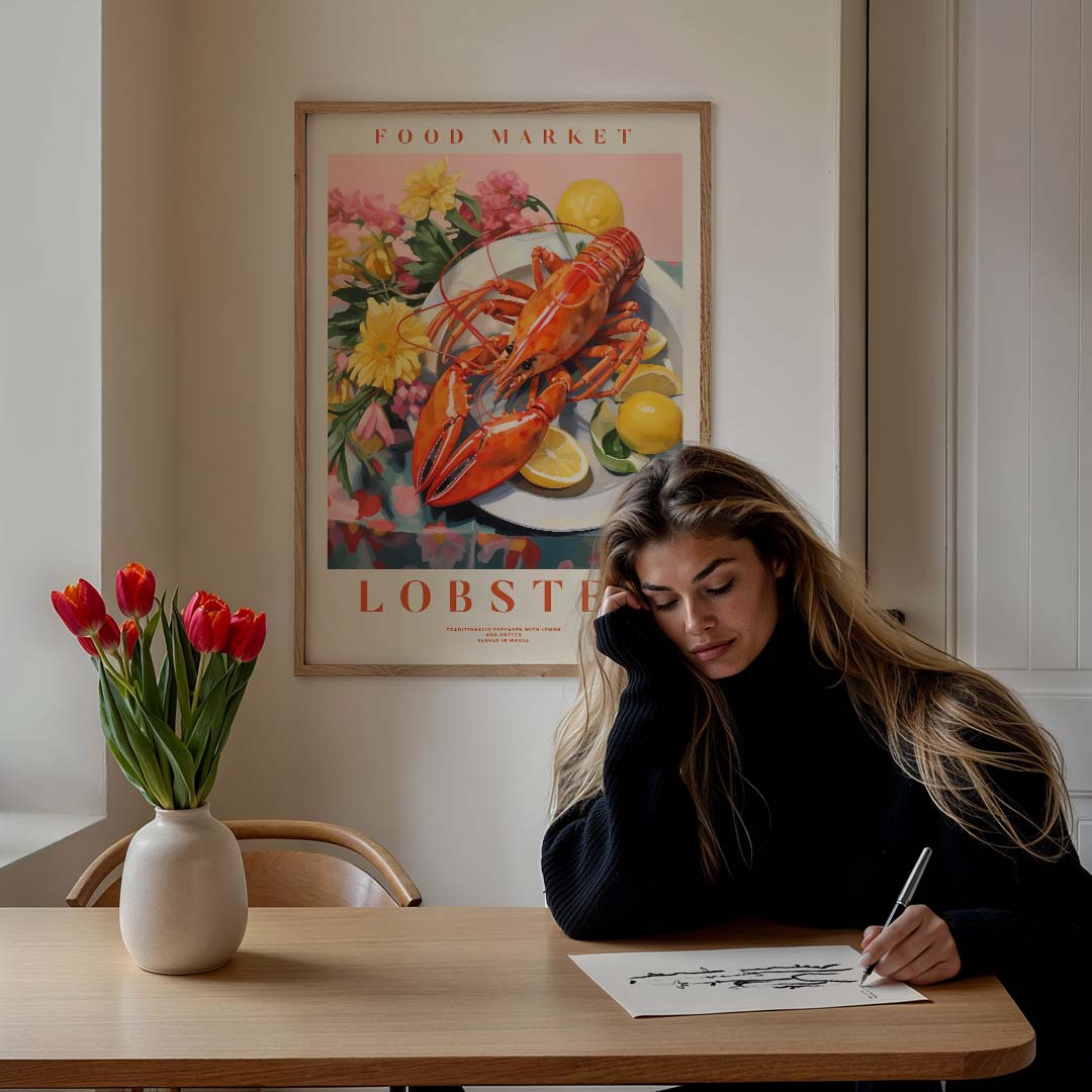 Lobster Delight Poster-WallArtistic