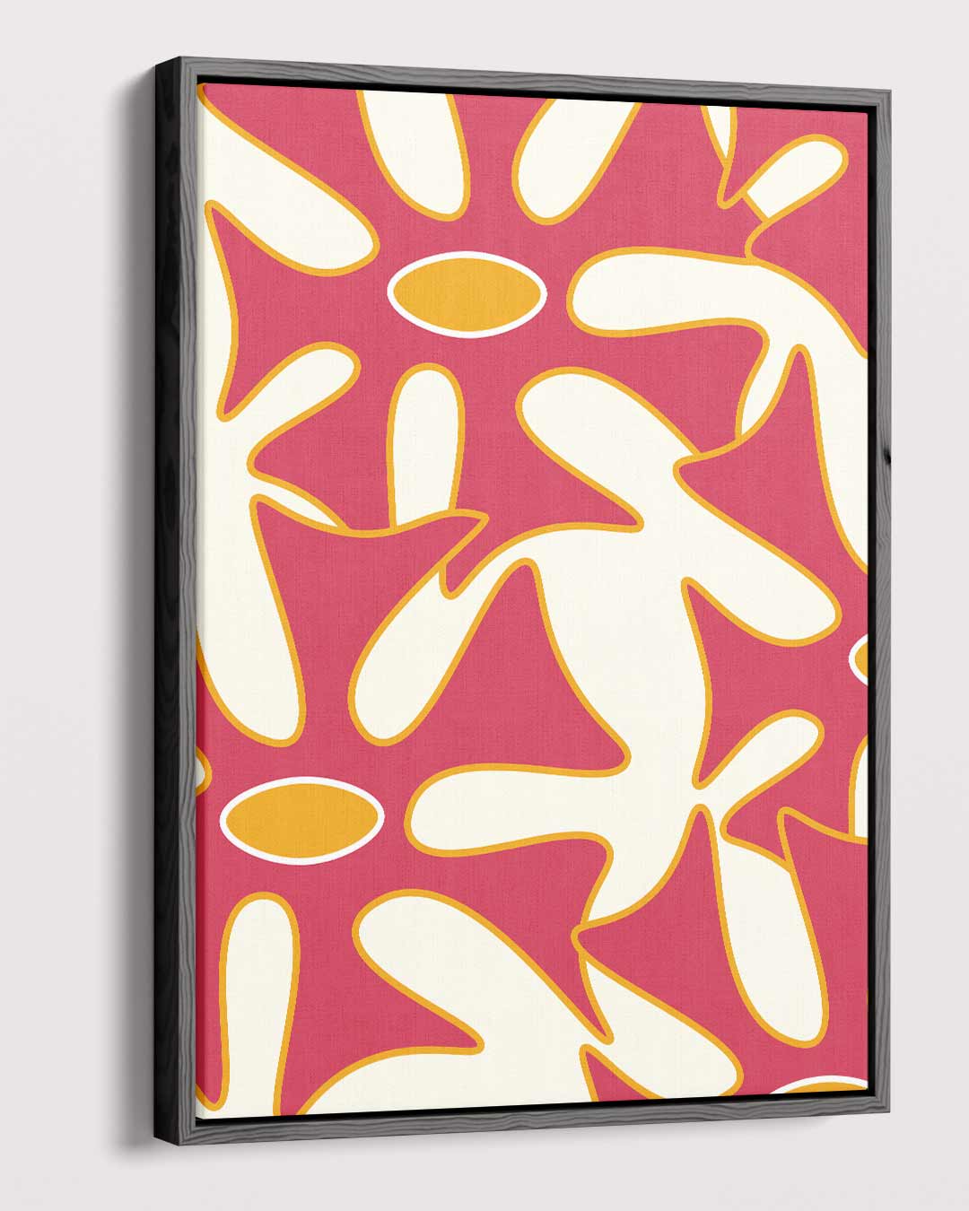 Vrolijke Bloemenpracht Kunstwerk-canvas-dibond-plexiglas-wanddecoratie-WallArtistic