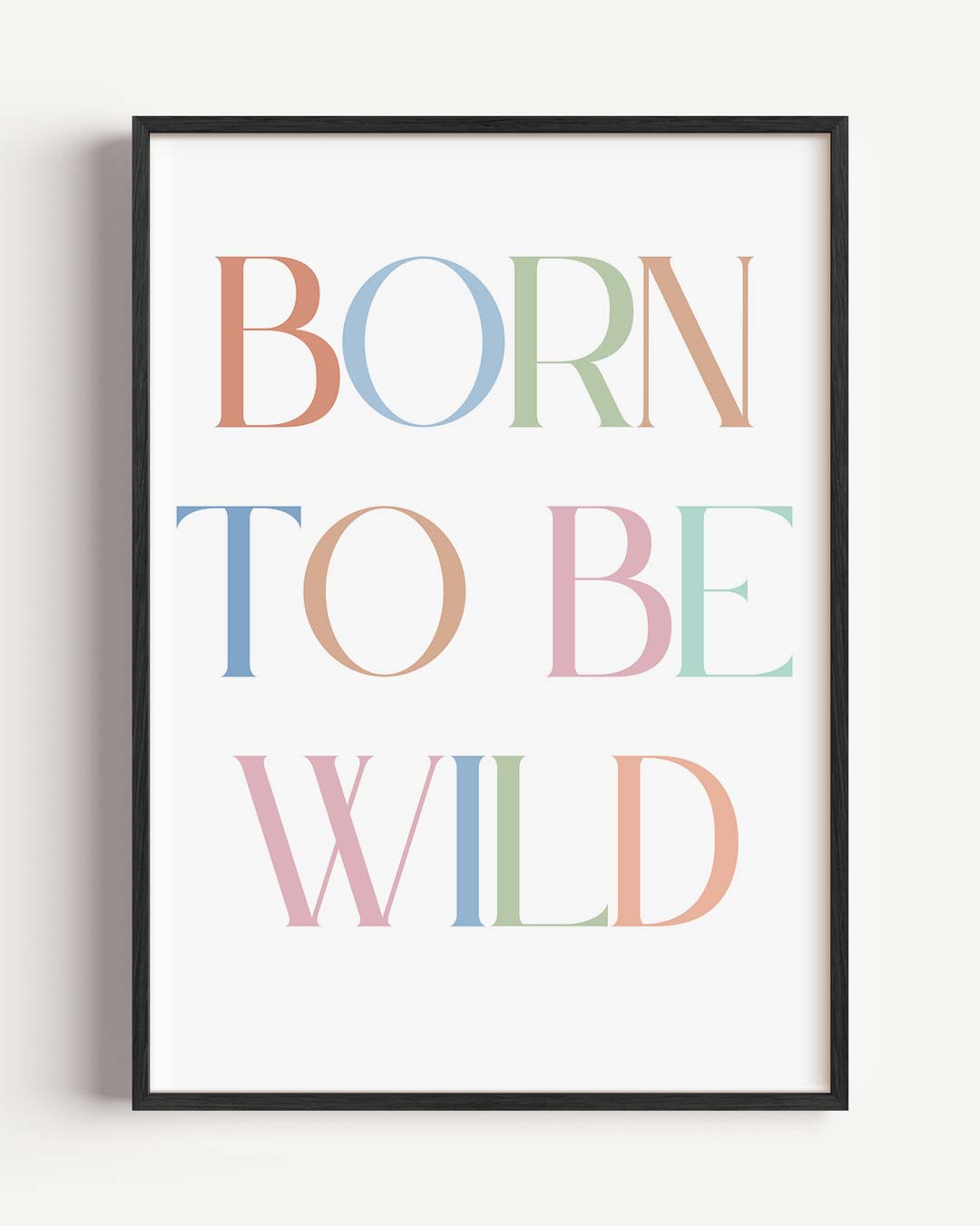 Inspirerende Born to Be Wild Poster-WallArtistic
