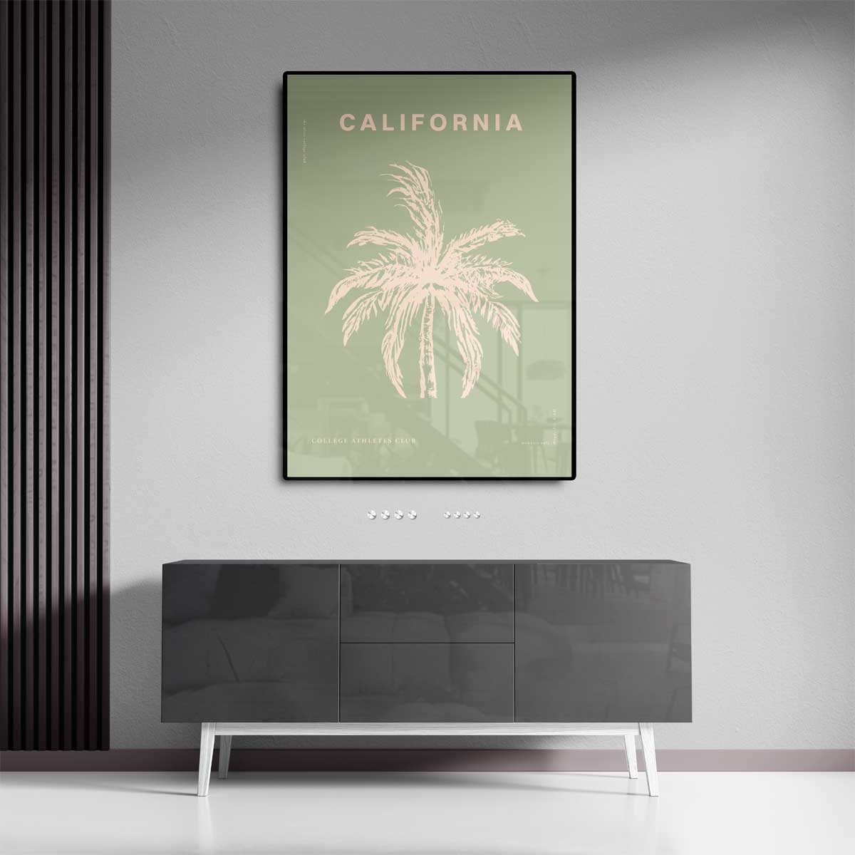 California Droom Palm Kunstwerk-canvas-dibond-plexiglas-wanddecoratie-WallArtistic