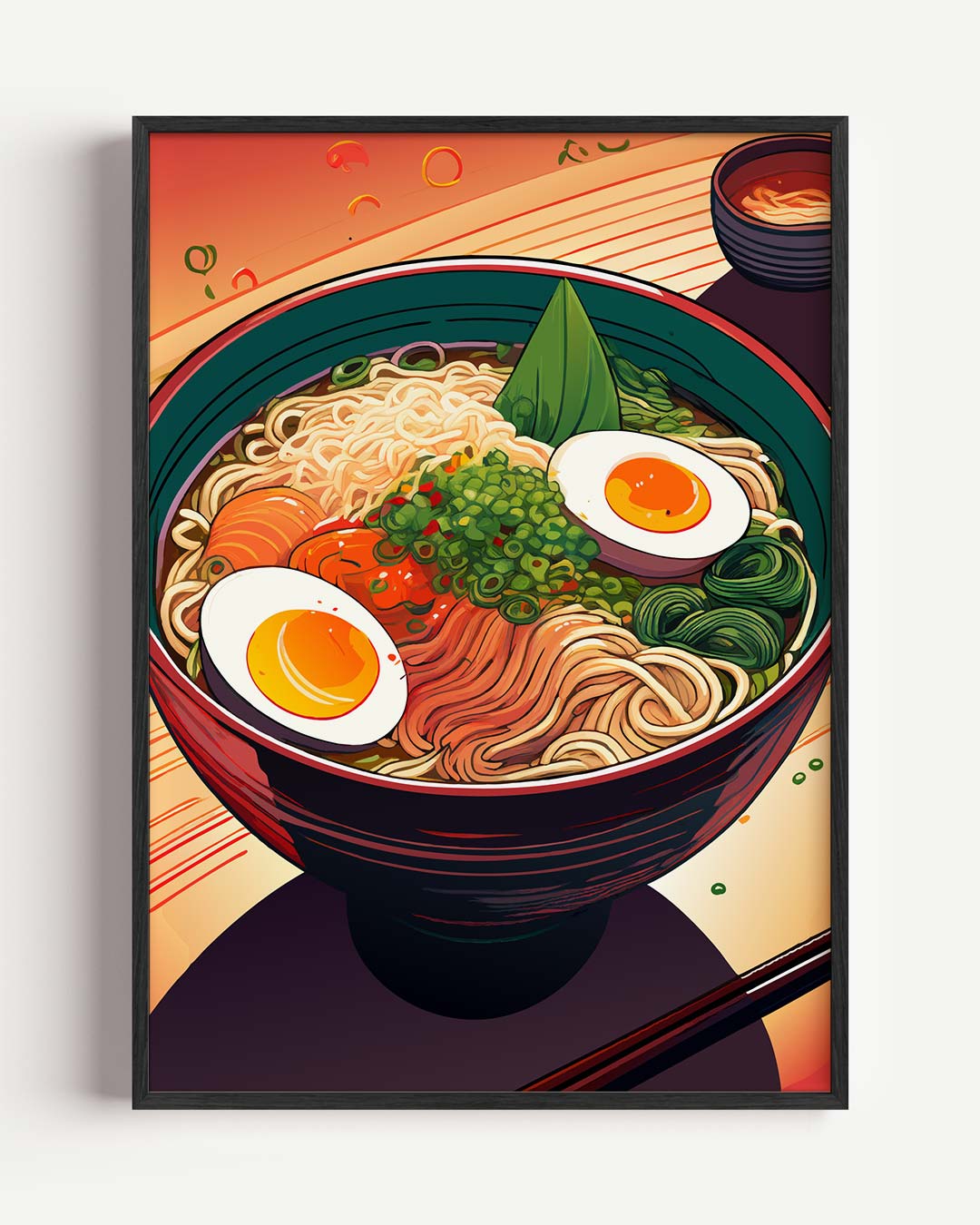 Kleurrijke Ramen Fantasie Poster-WallArtistic