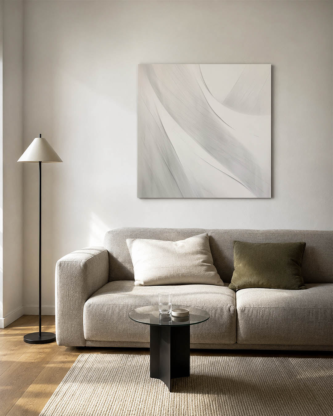 Vloeiende lijnen Kunstwerk