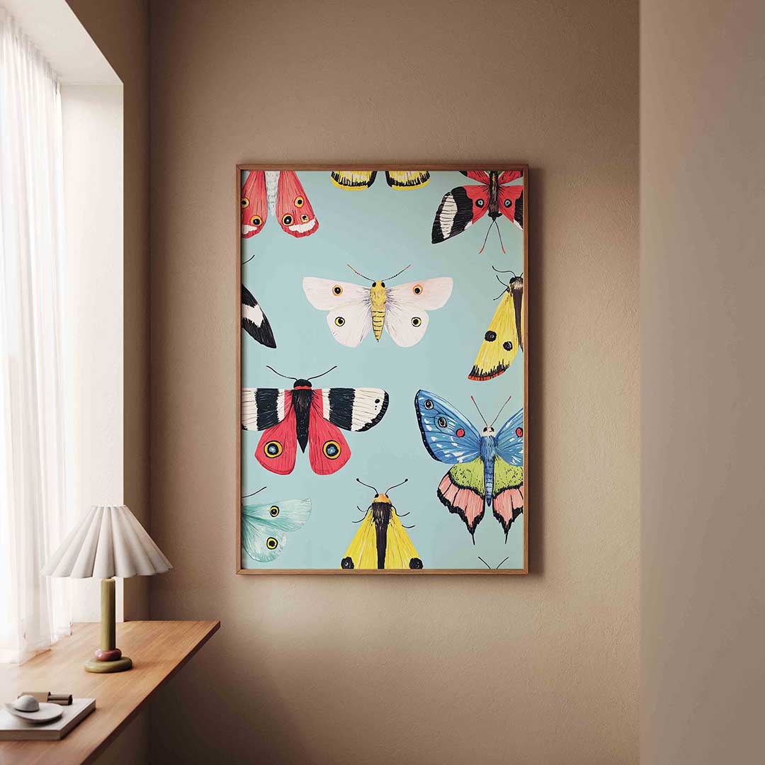 Vlinders en motten Poster
