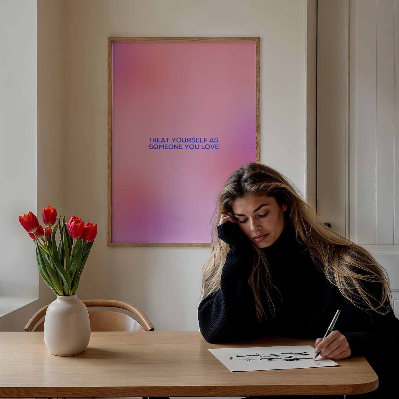 Zelfliefde Inspiratieposter-WallArtistic