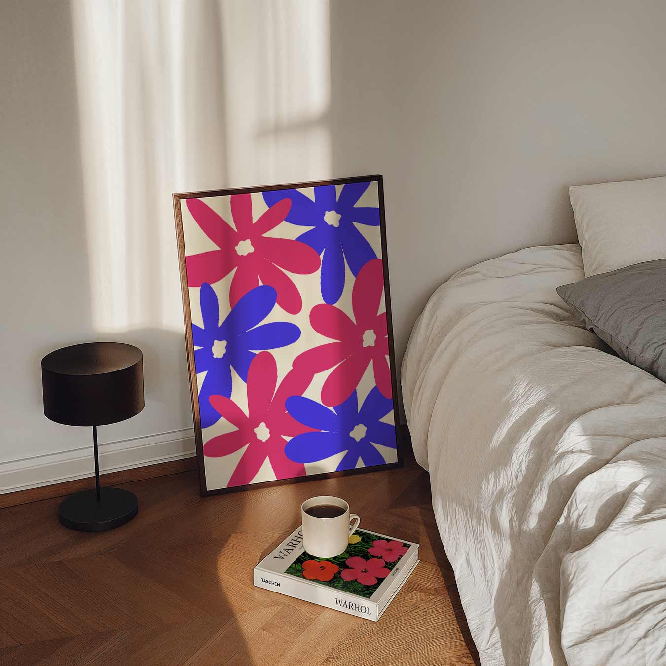 Bloemenpracht in Felle Kleuren Poster
