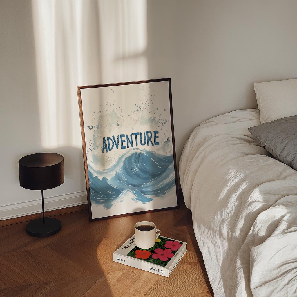 Avontuurlijke Golf Poster-WallArtistic