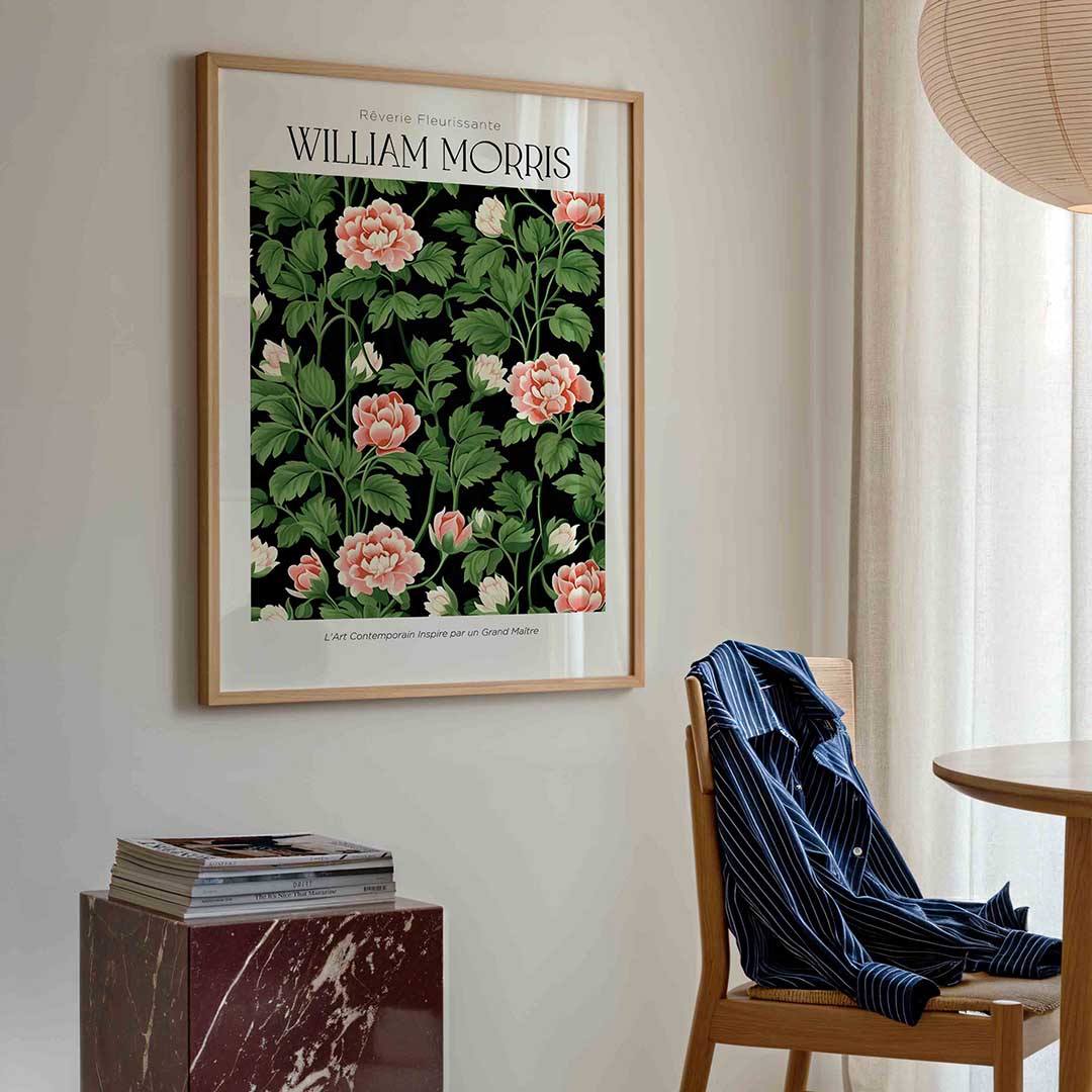 Bloemen en bladeren Poster