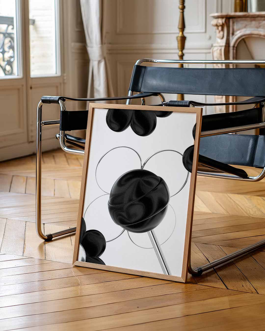 Modern Minimalistische Bloemenposter