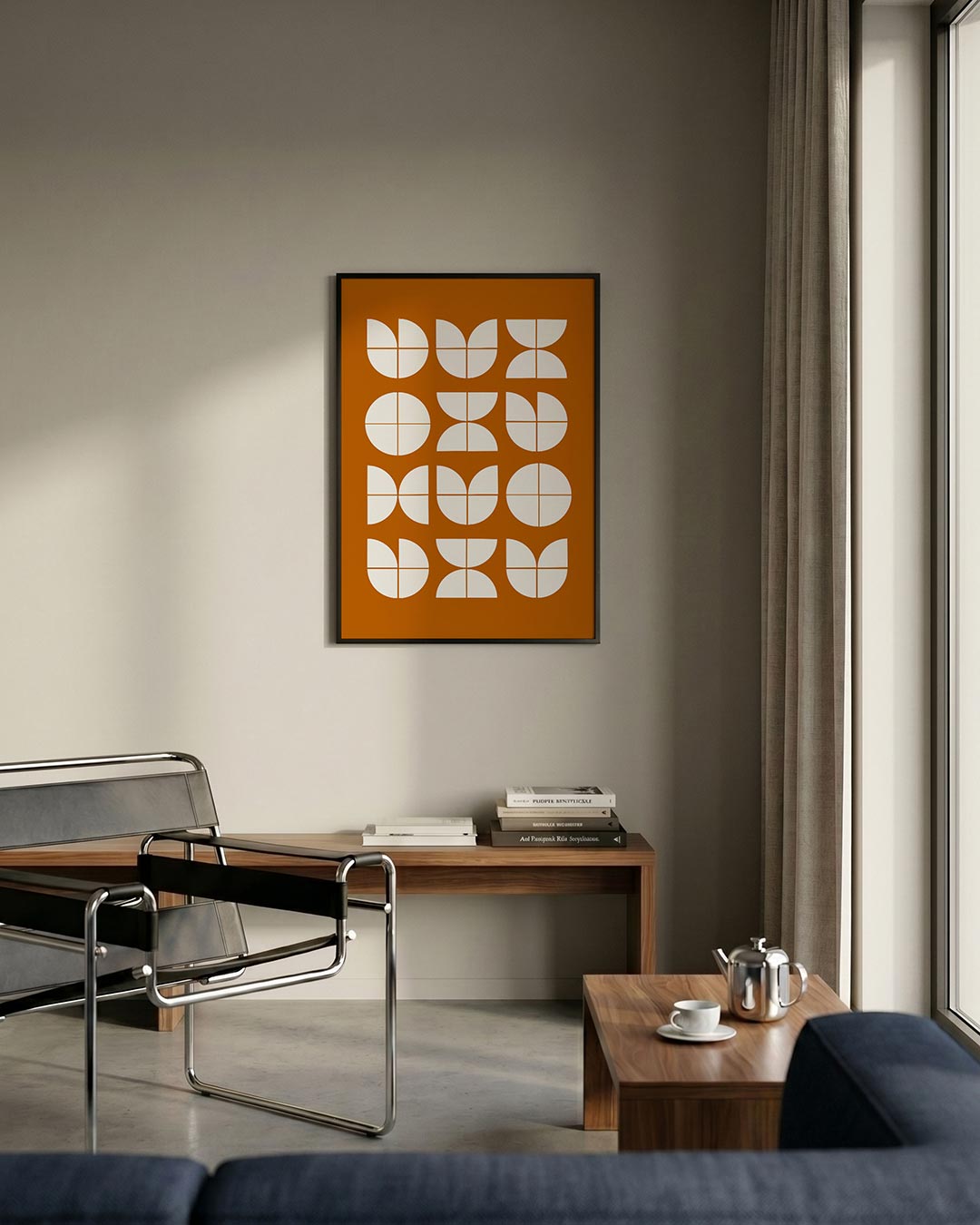 Vormritme en kleur Poster