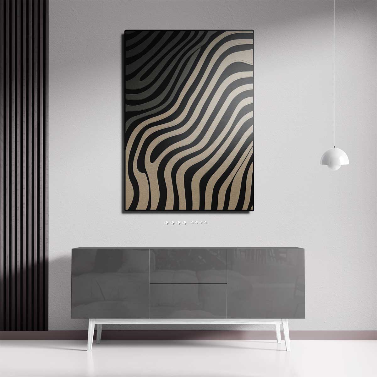 Golvend Ritme Wandkunst Kunstwerk-canvas-dibond-plexiglas-wanddecoratie-WallArtistic