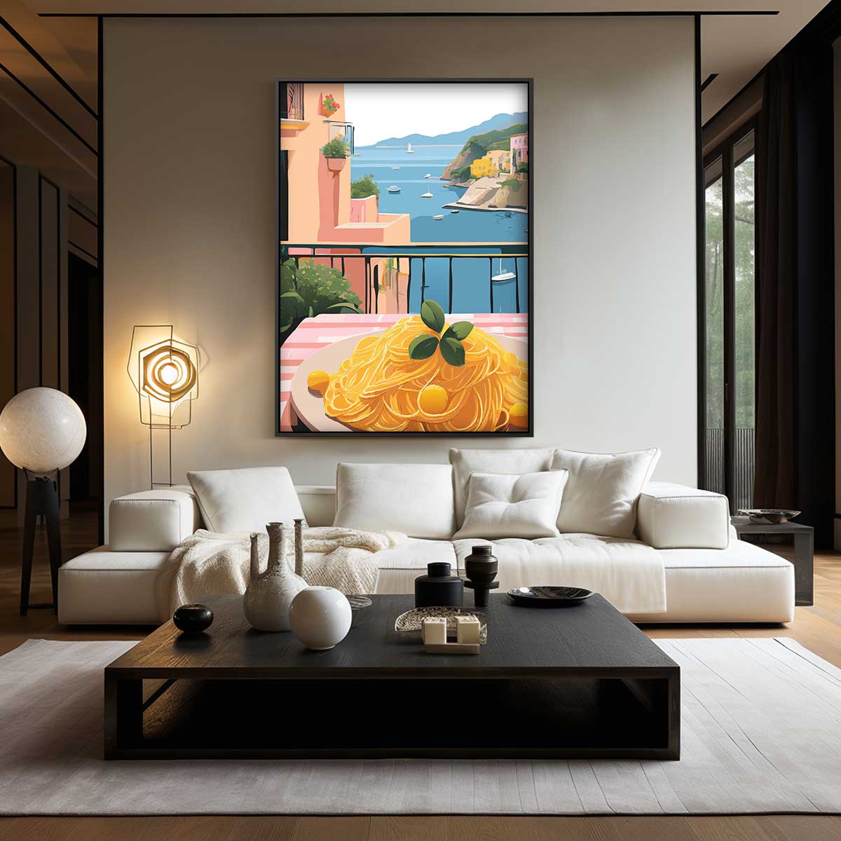 Mediterrane Zomerdroom Kunstwerk-canvas-dibond-plexiglas-wanddecoratie-WallArtistic