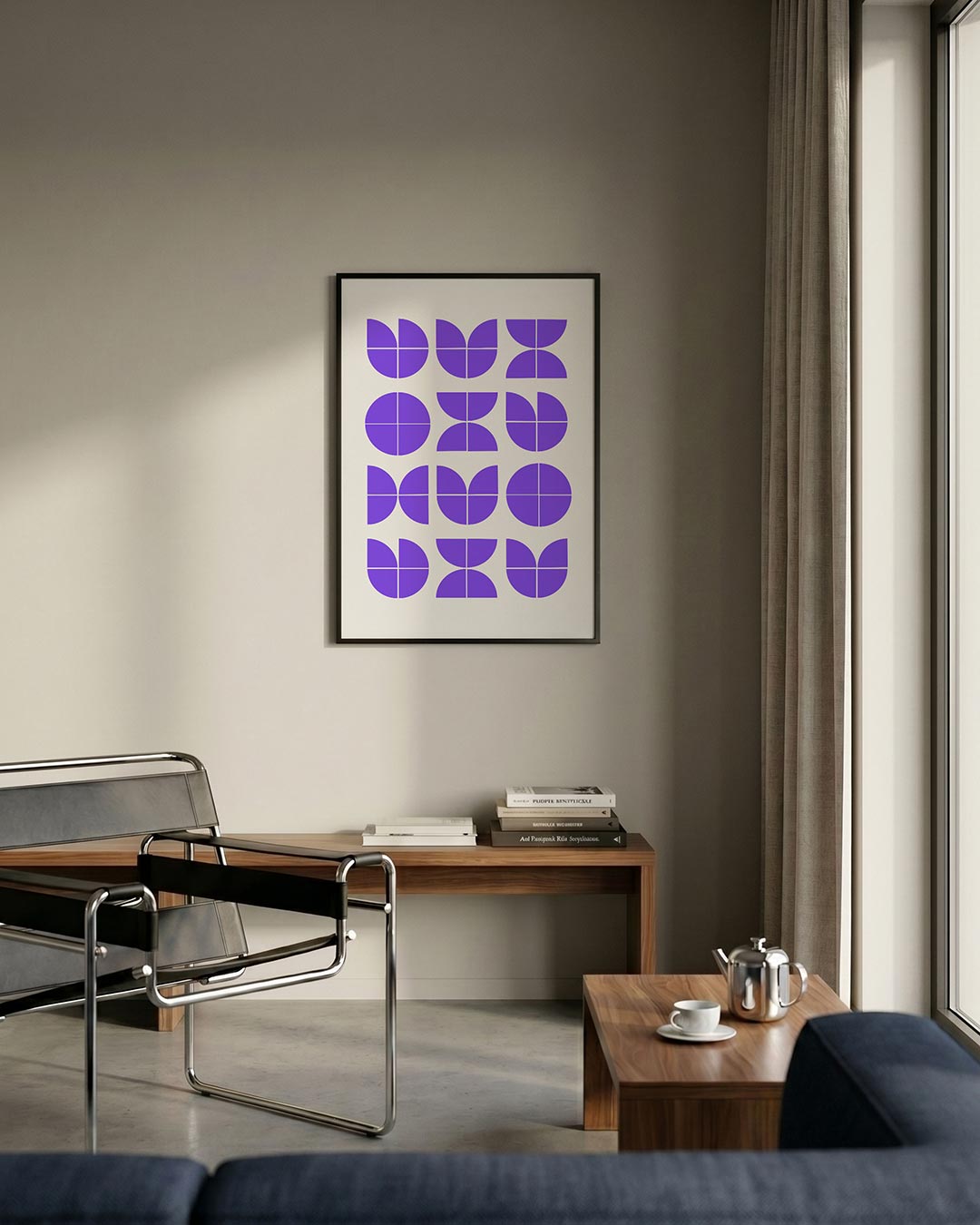 Vormritme en kleur Poster