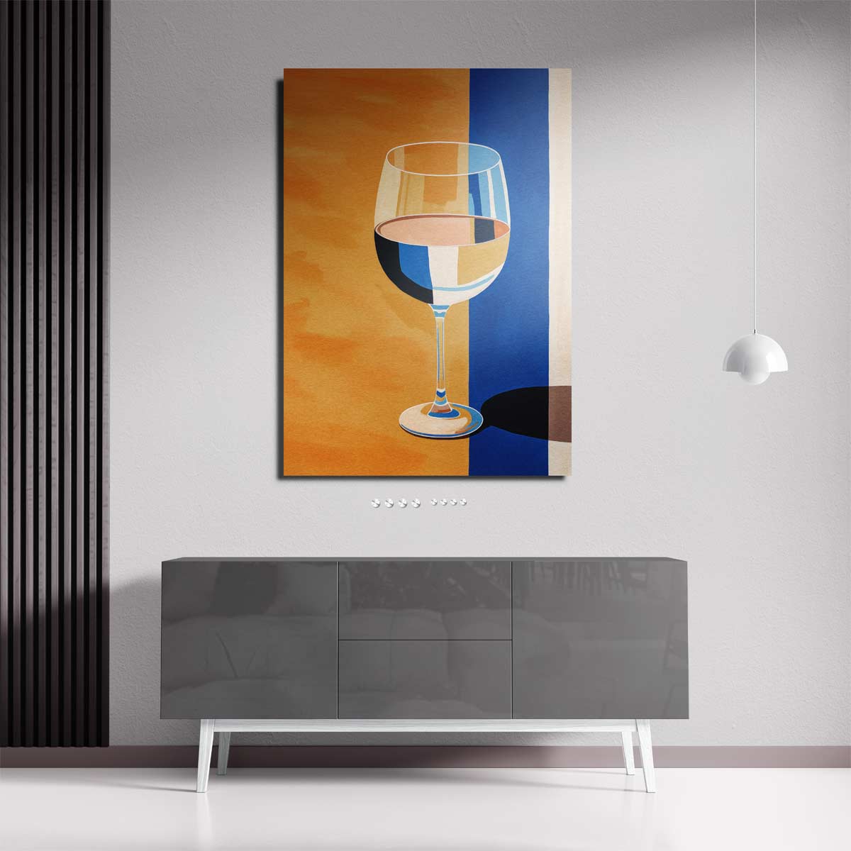 Glas in Kleurenspel Kunstwerk-canvas-dibond-plexiglas-wanddecoratie-WallArtistic