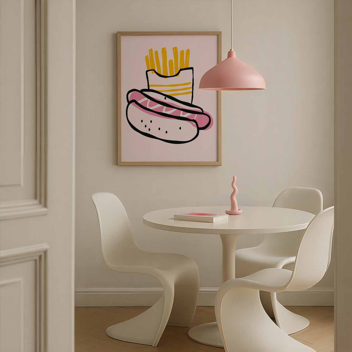 Speelse Fastfood Poster