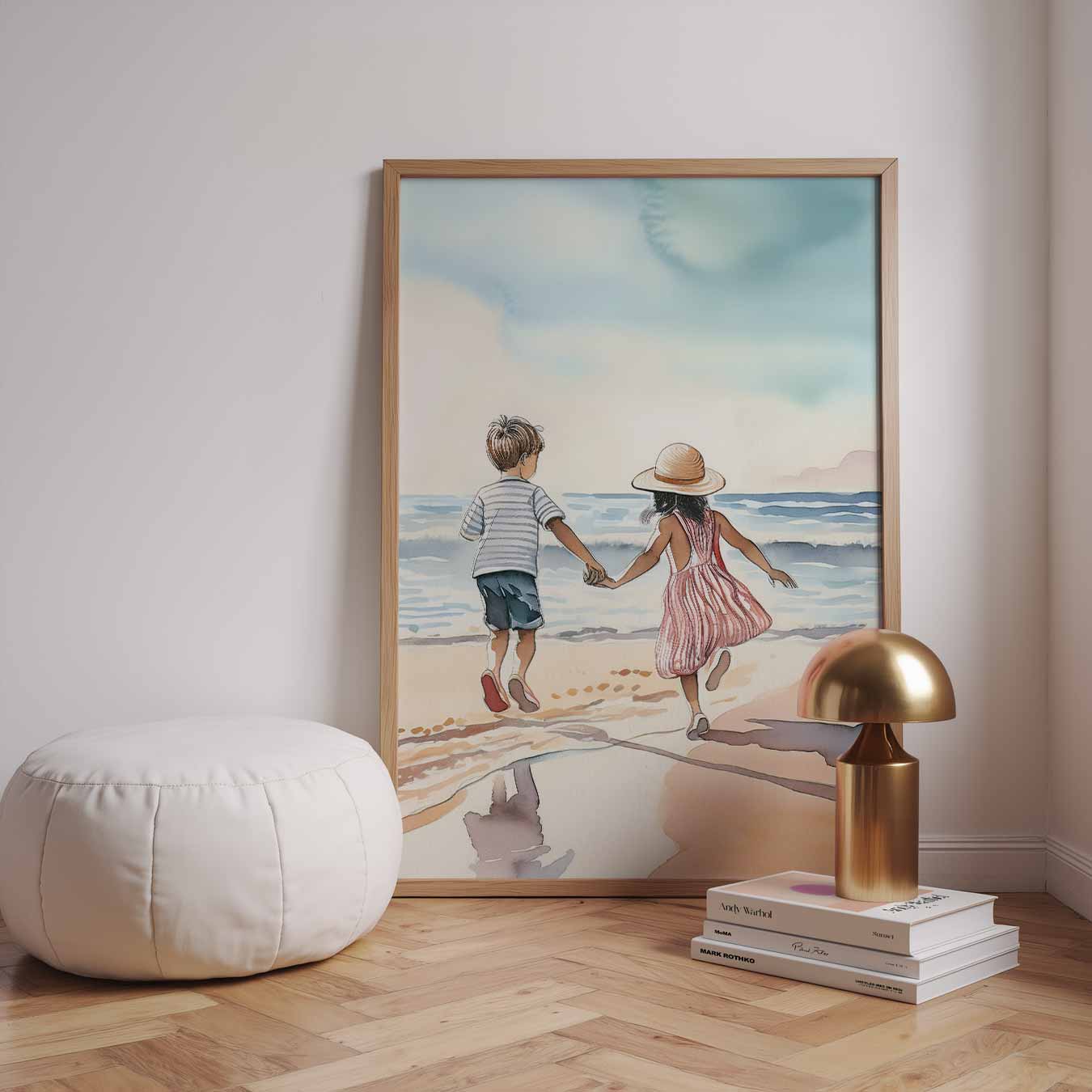 Samen Op Avontuur Strandposter-WallArtistic