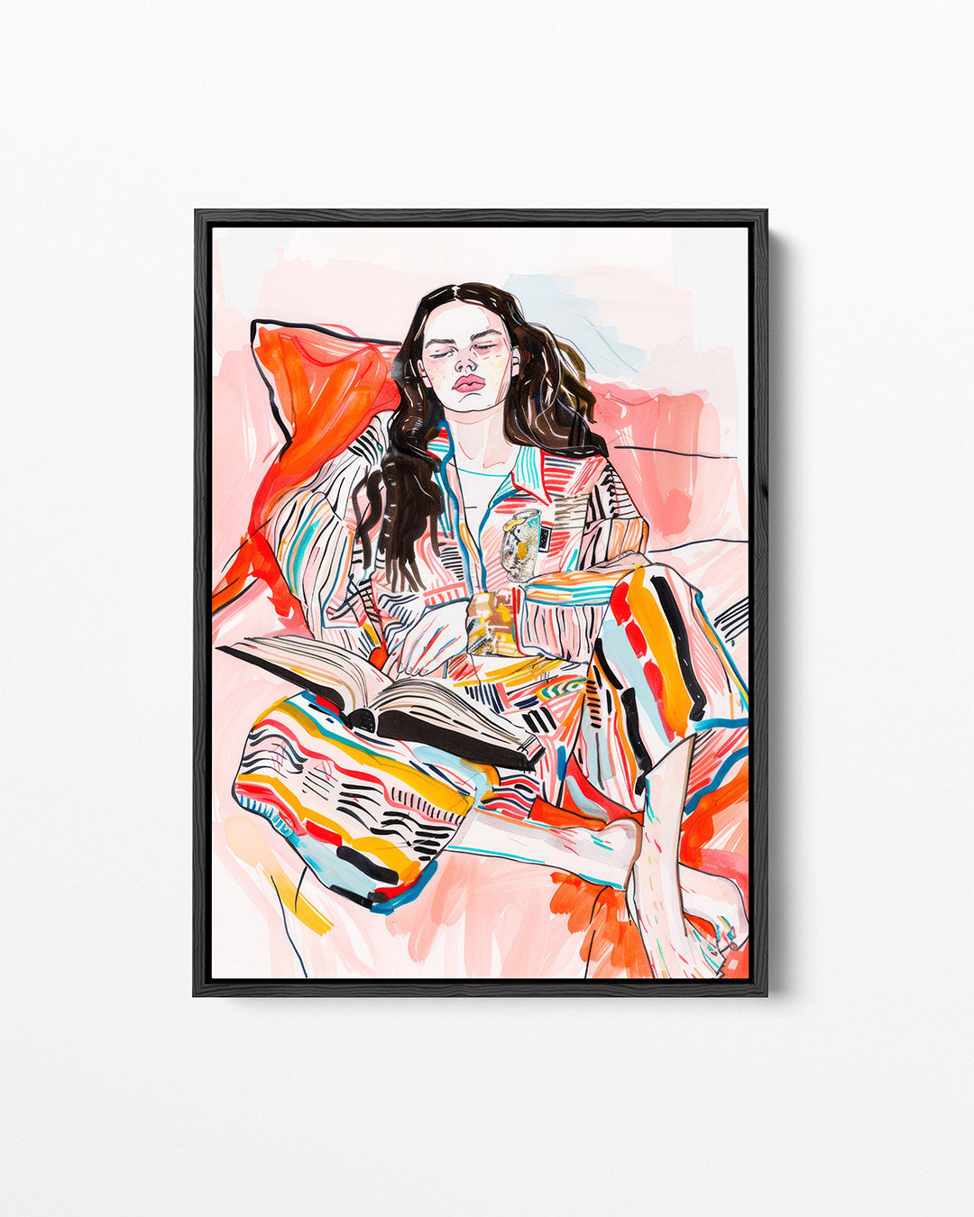 Levendige lezing Kunstwerk