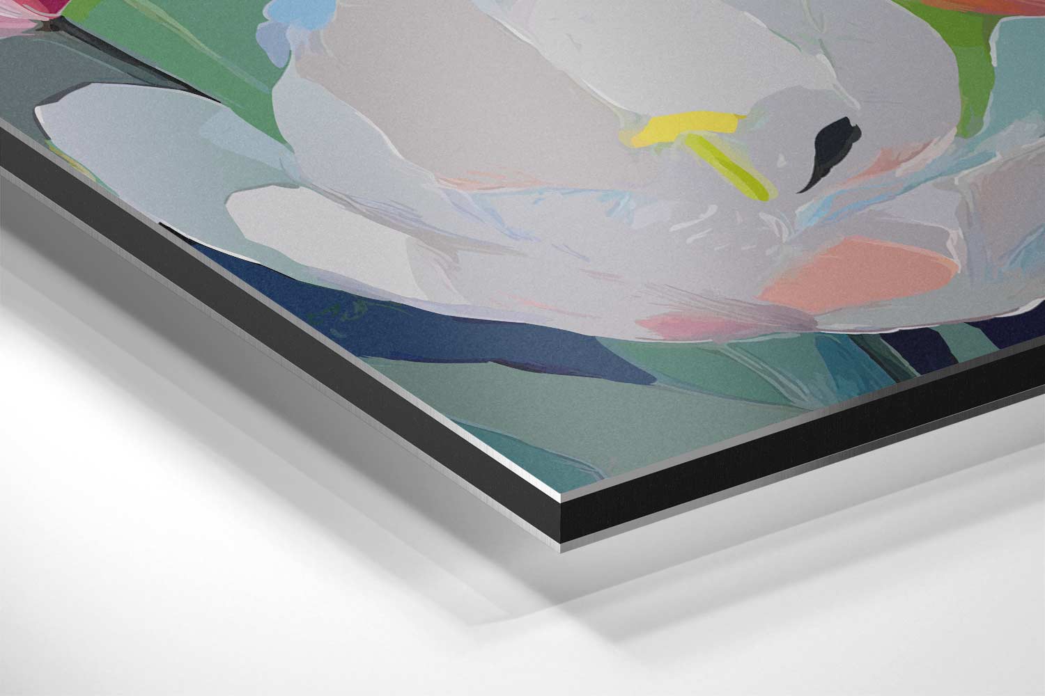 Kleurrijke Tulpenpracht Kunstwerk-canvas-dibond-plexiglas-wanddecoratie-WallArtistic