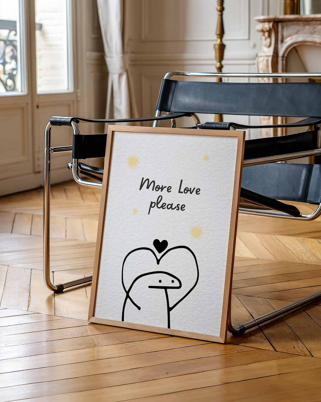 More Love Please Poster-WallArtistic