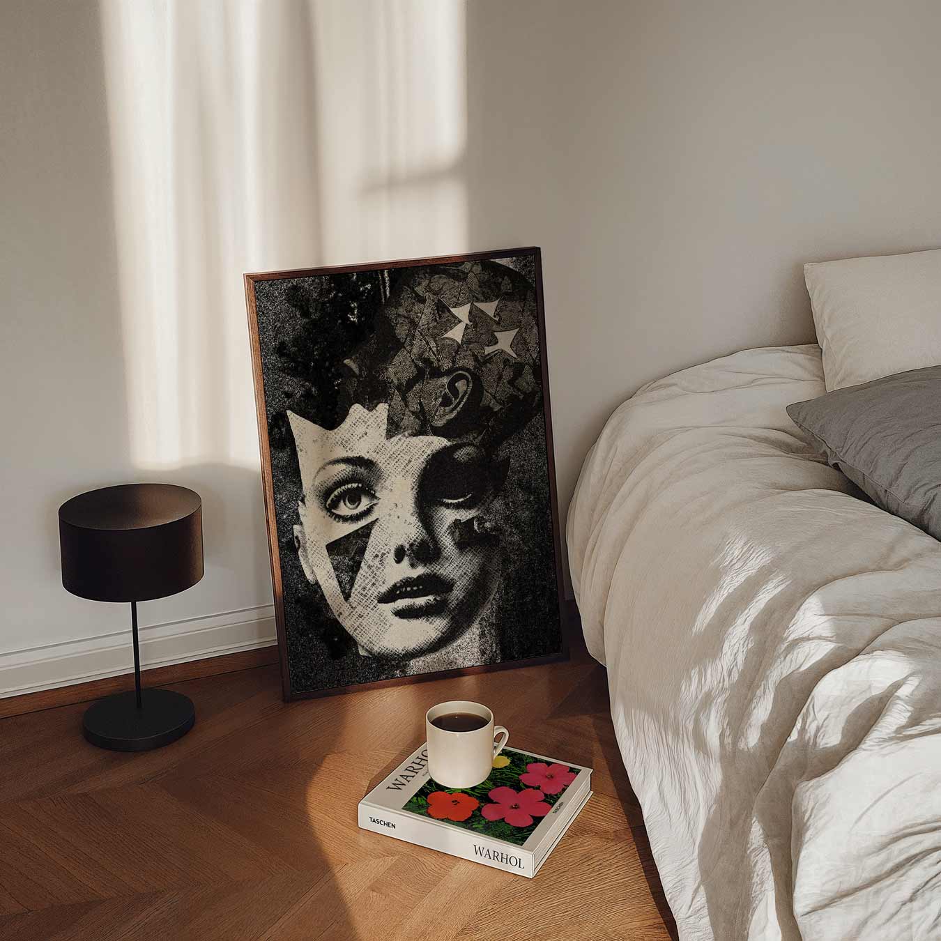 Vrouwengezicht Poster-WallArtistic