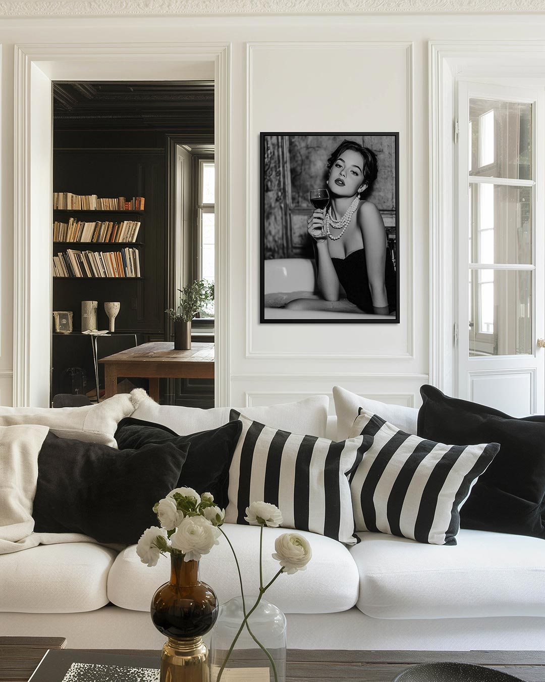 Elegante badkamer scène Kunstwerk