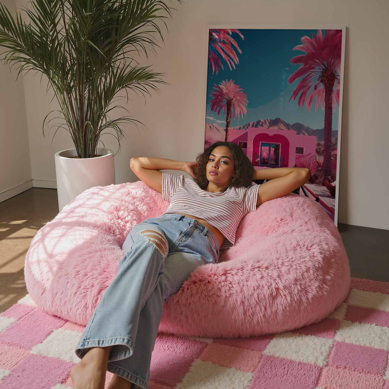 Stralende Roze Panter Poster