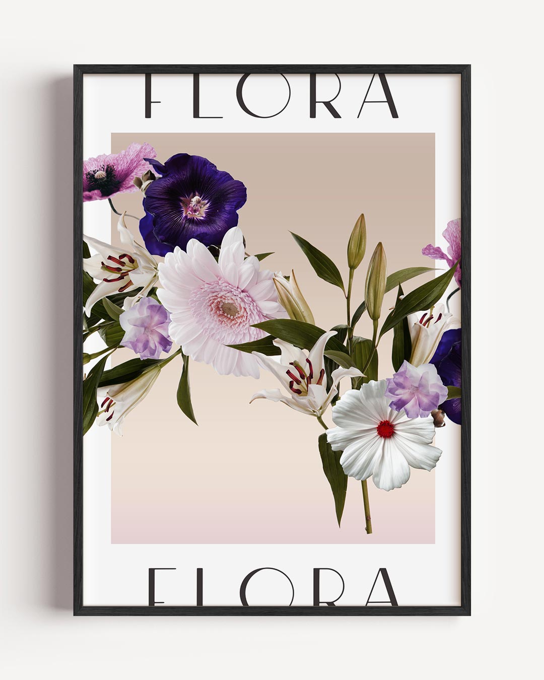 Elegant Bloemenkunstwerk - Flora Poster-WallArtistic