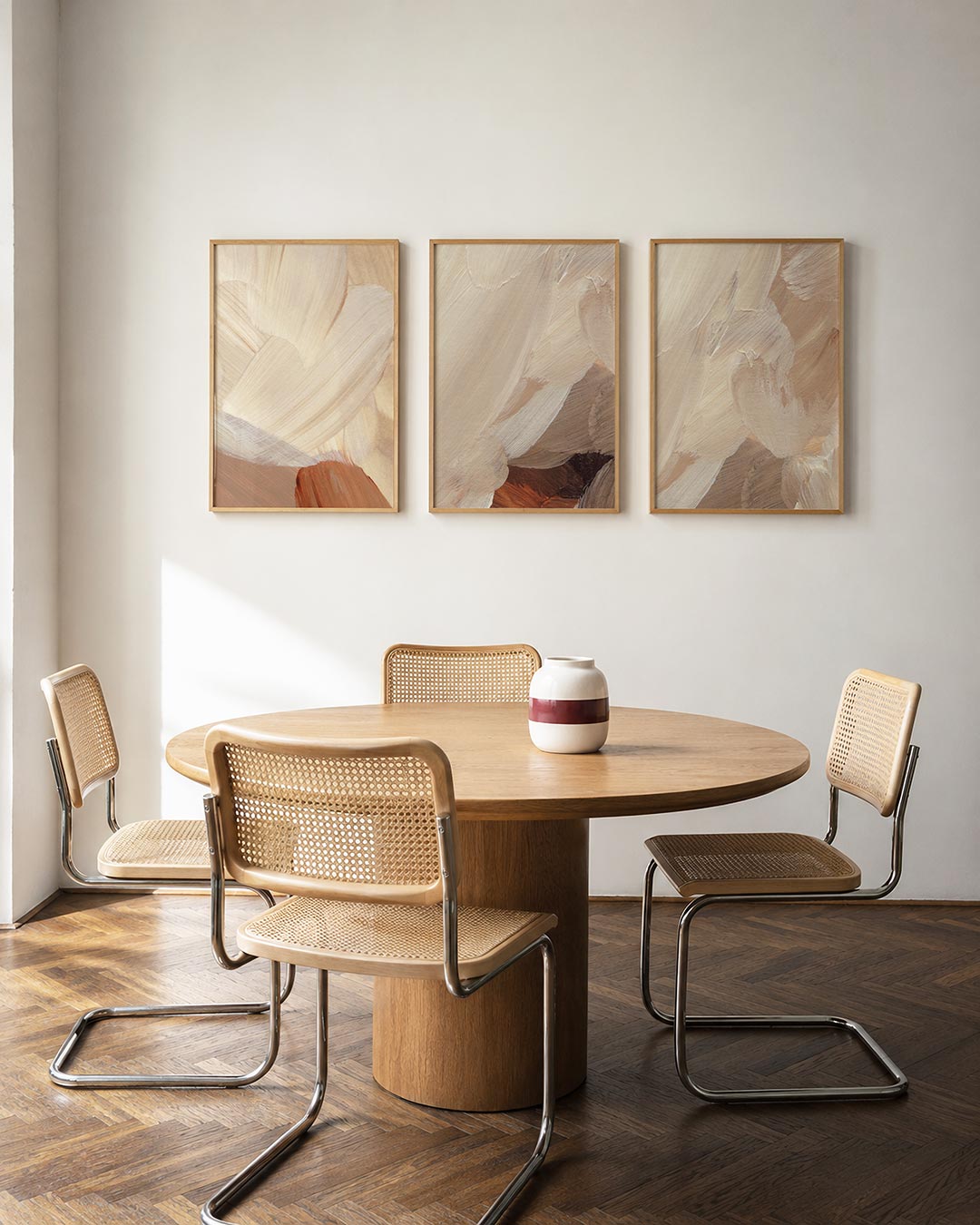 Zachte kleurvlakken Posterset