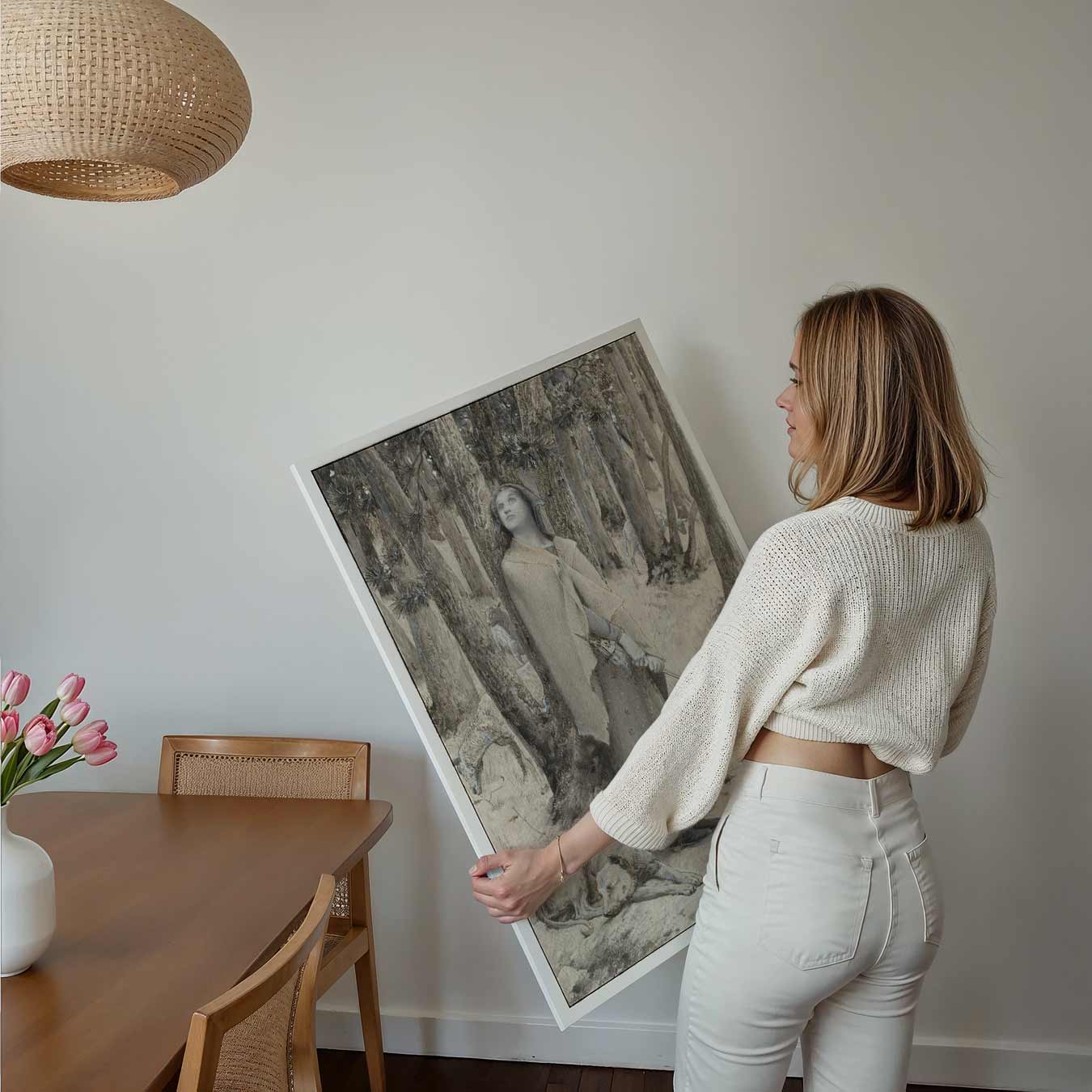 Mystieke Boswandeling Poster-WallArtistic