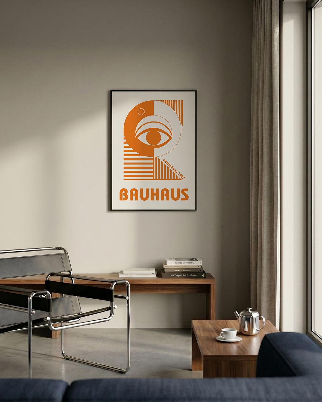 Oog en lijnen Poster