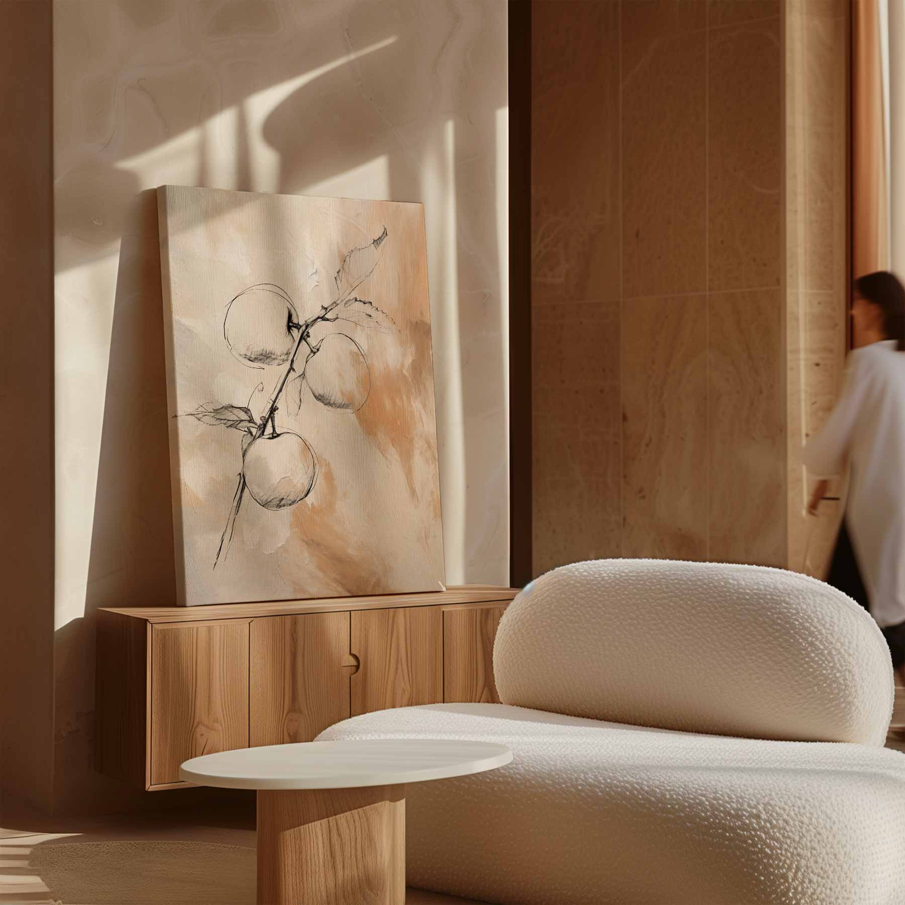 Elegante Appelstudie Kunstwerk-canvas-dibond-plexiglas-wanddecoratie-WallArtistic