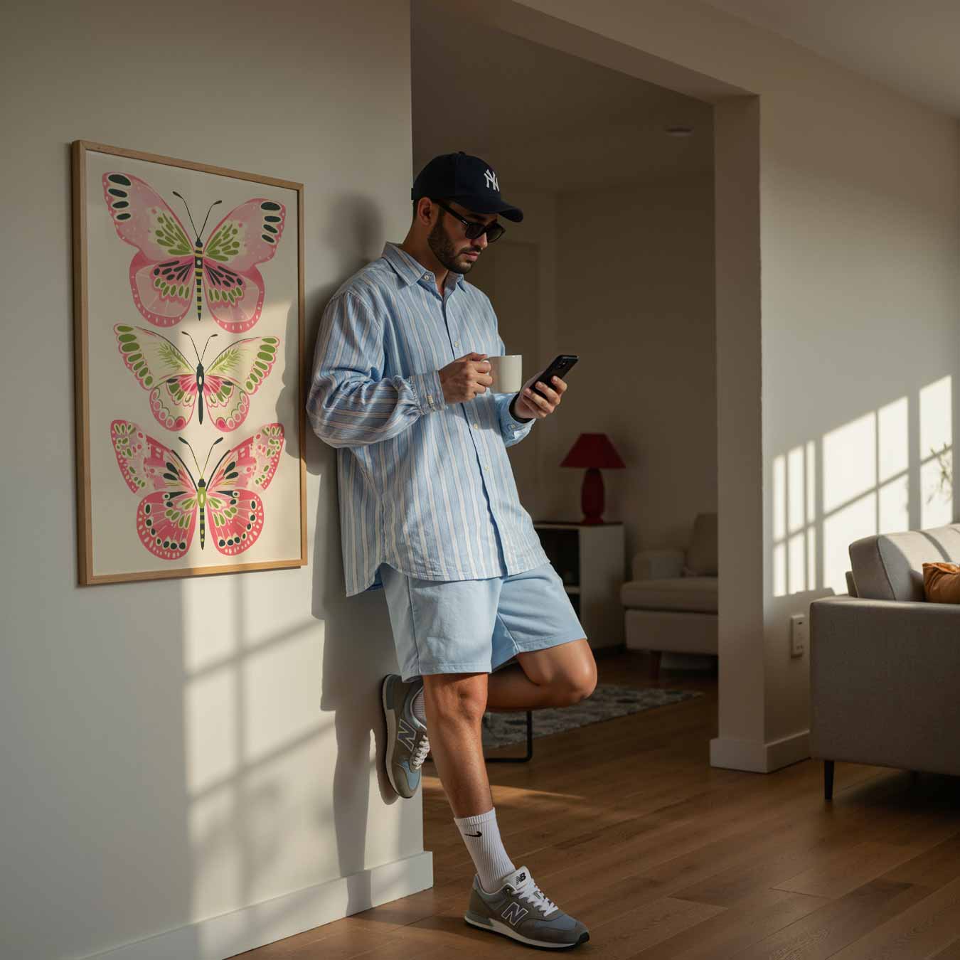 Kleurrijke Vlinderpracht Poster-WallArtistic